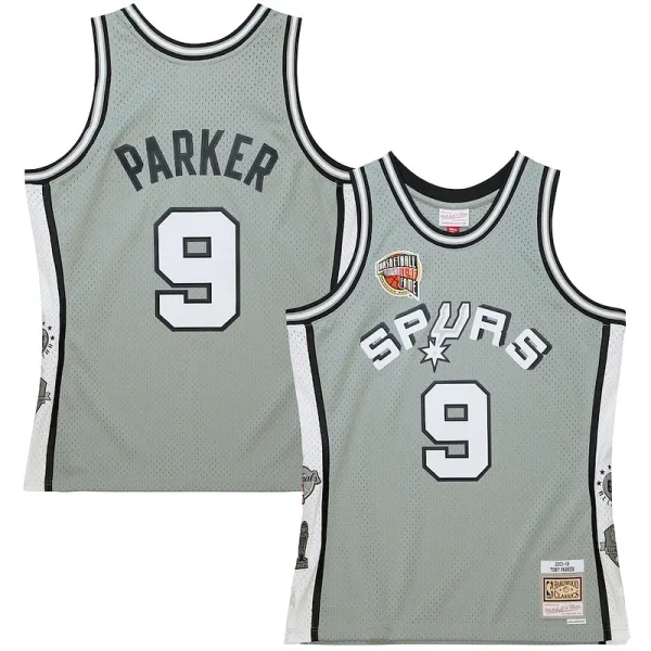 Vielseitig Tony Parker San Antonio Spurs Unisex Hall of Fame Class of 2023 Throwback Swingman Jersey Gray für Sportliebhaber
