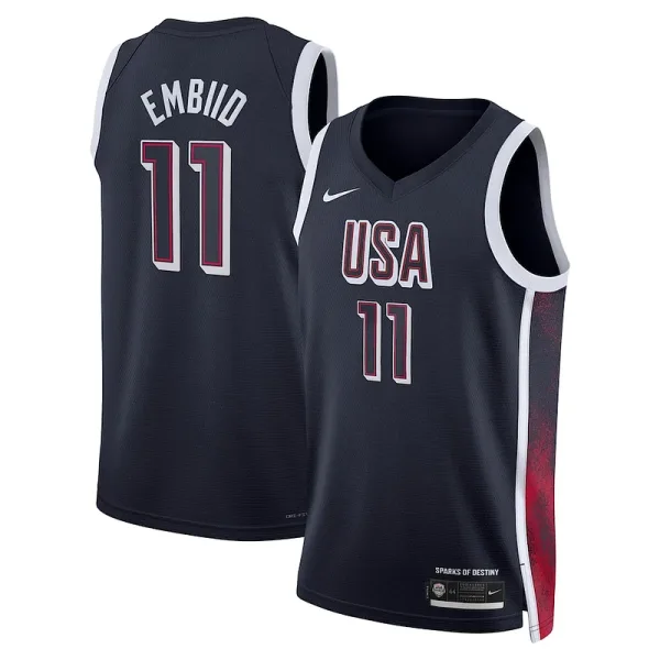Exquisit Vielseitig Robust Joel Embiid Unisex Nike Men's USA Basketball 2024 Swingman Player Jersey Navy für Sportliebhaber