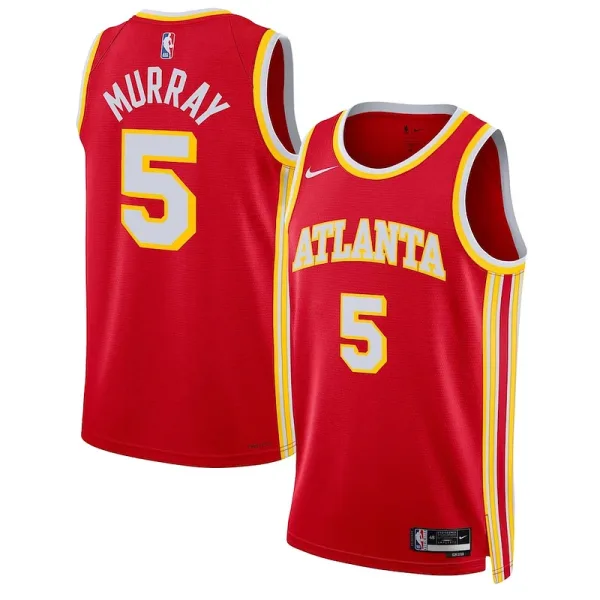 Schön Hervorragend Praxisorientiert Dejounte Murray Atlanta Hawks Nike Unisex Swingman Jersey Association Edition Red für Sportliebhaber
