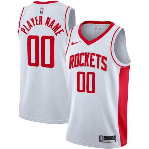 Exquisit Cool Wunderbar Houston Rockets Nike 2020/21 Swingman Custom Jersey Association Edition White für Sportliebhaber