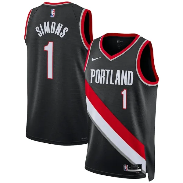 Exquisit Wunderbar Anfernee Simons Portland Trail Blazers Nike Unisex Swingman Jersey Association Edition Black für Sportliebhaber
