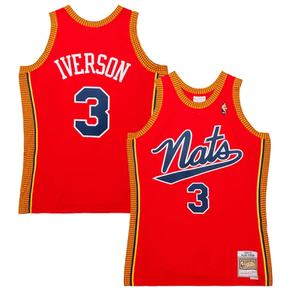Charmanter Komfortabel Allen Iverson Philadelphia 76ers 2004/05 Hardwood Classics Swingman Jersey Red für Sportliebhaber