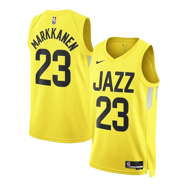 Attraktiv Lauri Markkanen Utah Jazz Nike Unisex Swingman Jersey Association Edition Gold für Sportliebhaber