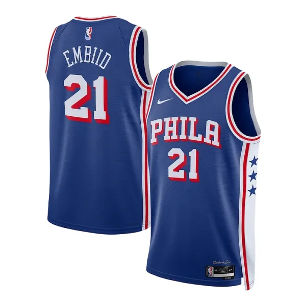 Einzigartig Ideal Joel Embiid Philadelphia 76ers Nike Unisex Swingman Jersey Association Edition Royal für Sportliebhaber