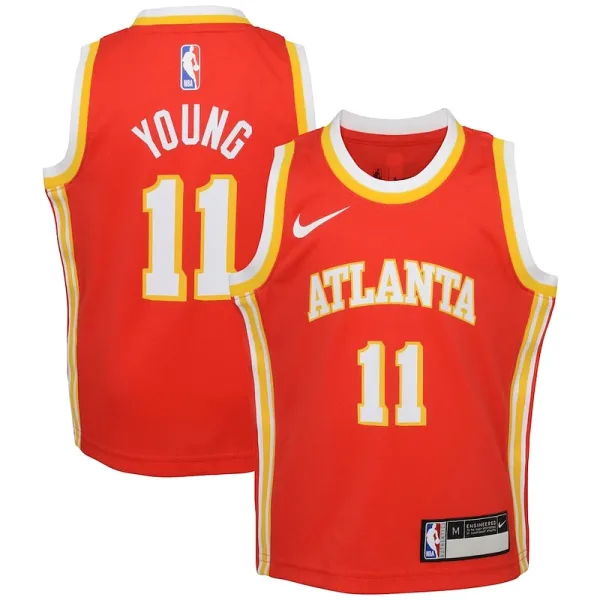 Sophistiziert Hervorragend Trae Young Atlanta Hawks Nike Preschool Swingman Player Jersey Icon Edition Red für Sportliebhaber