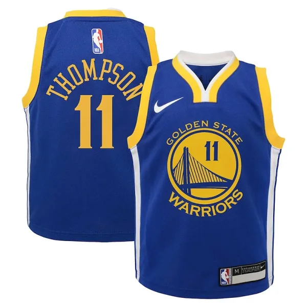 Modern Klay Thompson Golden State Warriors Nike Preschool Dri FIT Swingman Player Jersey Icon Edition Royal für Sportliebhaber