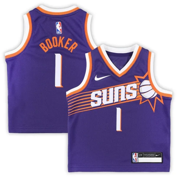 Toller Leckeres Exquisit Devin Booker Phoenix Suns Nike Toddler Swingman Player Jersey Icon Edition Purple für Sportliebhaber