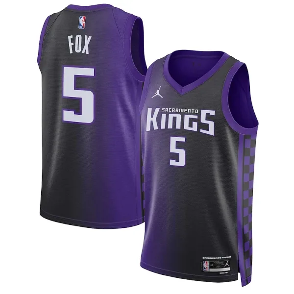 Beständiger Ideal De'Aaron Fox Sacramento Kings Jordan Brand Unisex Swingman Jersey Statement Edition Purple für Sportliebhaber