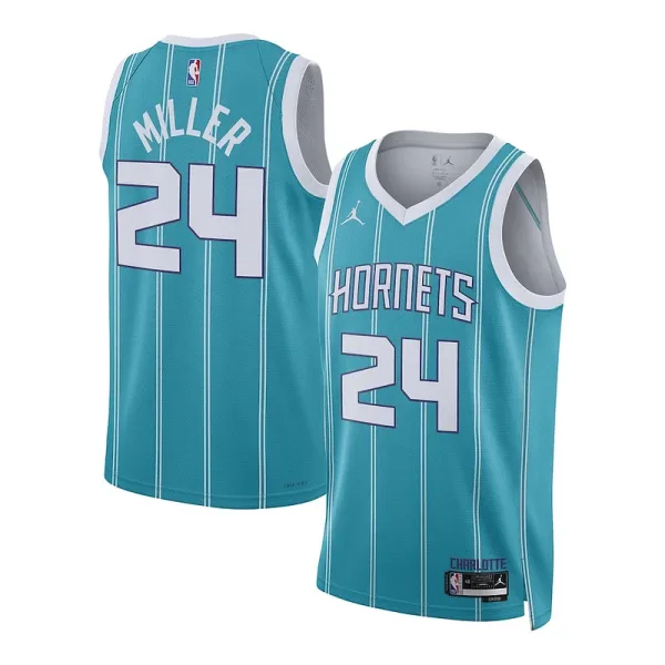 Robust Toller Brandon Miller Charlotte Hornets Nike Unisex 2023 NBA Draft Swingman Jersey Icon Edition Teal für Sportliebhaber
