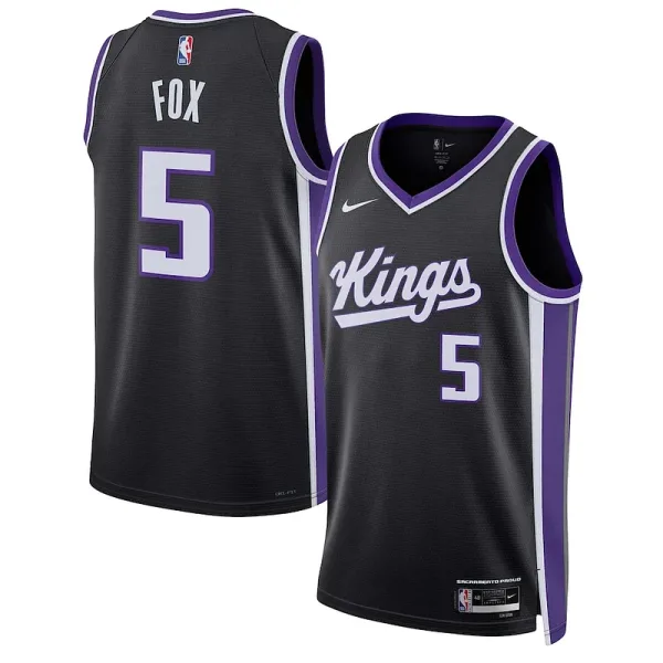 Ideal Einzigartig De'Aaron Fox Sacramento Kings Nike Unisex Swingman Jersey Association Edition Black für Sportliebhaber