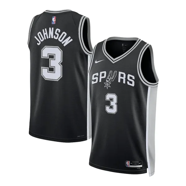 Leckeres Keldon Johnson San Antonio Spurs Nike Unisex Swingman Jersey Association Edition Black für Sportliebhaber
