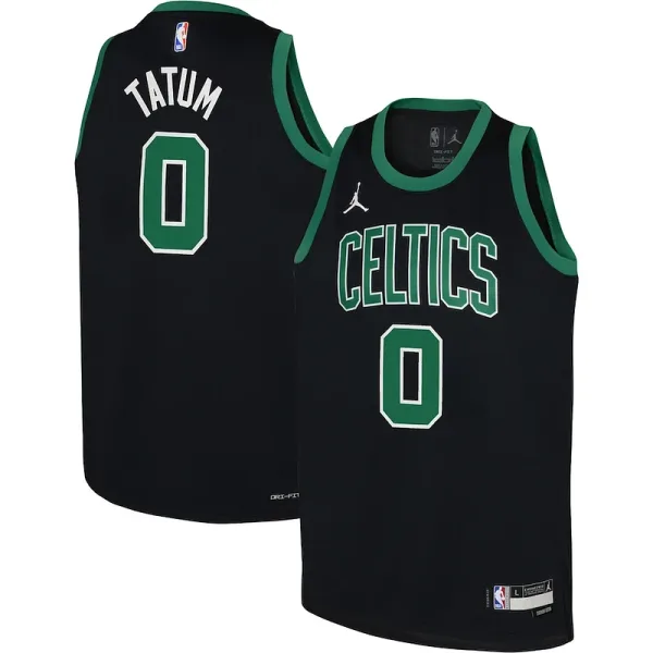 Erstaunlich Jayson Tatum Boston Celtics Jordan Brand Youth Swingman Jersey Statement Edition Black für Sportliebhaber