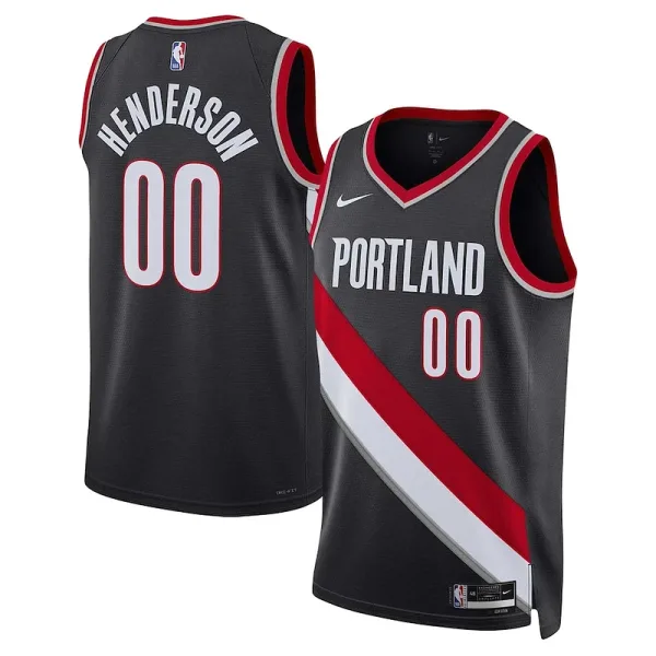 Modern Sophistiziert Robust Scoot Henderson Portland Trail Blazers Nike Unisex 2023 NBA Draft Swingman Jersey Icon Edition Black für Sportliebhaber