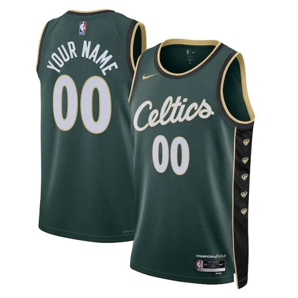 Wunderbar Einzigartig Boston Celtics Nike Unisex 2022/23 Swingman Custom Jersey City Edition Kelly Green für Sportliebhaber
