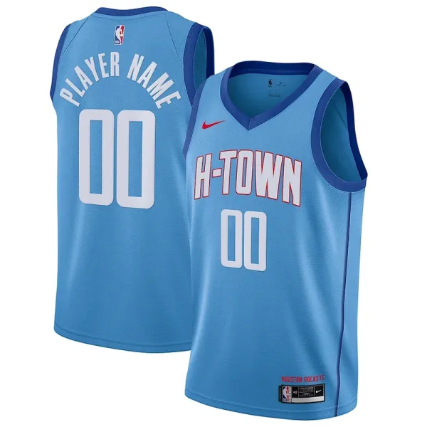 Exquisit Houston Rockets Nike 2020/21 Swingman Custom Jersey Blue City Edition für Sportliebhaber