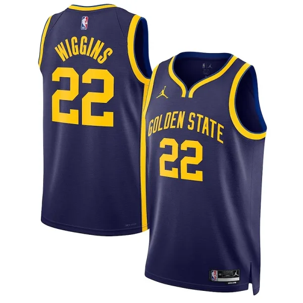 Vielseitig Klassisch Hübsch Andrew Wiggins Golden State Warriors Jordan Brand Unisex Swingman Jersey Statement Edition Navy für Sportliebhaber