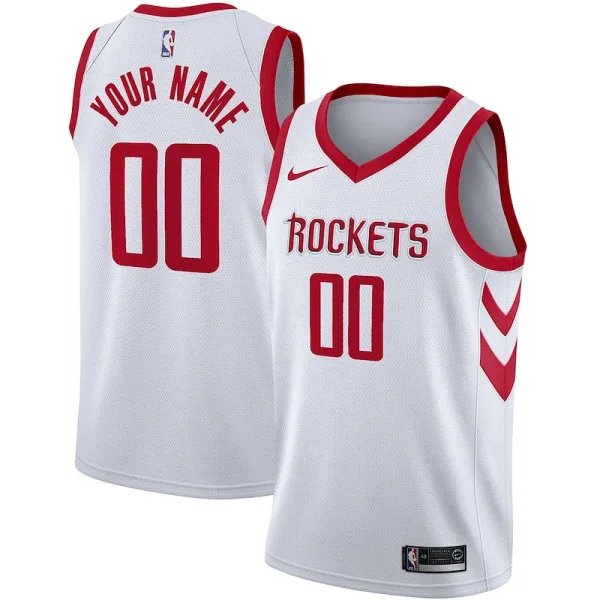 Attraktiv Originell Klassisch Houston Rockets Nike Swingman Custom Jersey Association Edition White für Sportliebhaber